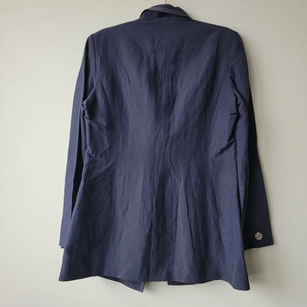 VTG French Silk Linen Jacket - Picture 2 of 10